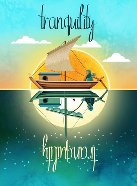 【大公鸡桌游】 Tranquility 宁静号 英文正品 合作卡牌游戏