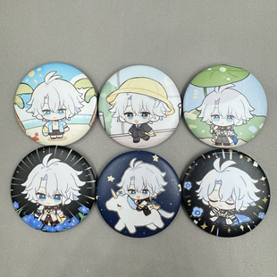 白厄Q版 崩坏星穹铁道同人徽章谷子周边胸针痛包 吧唧 有授权