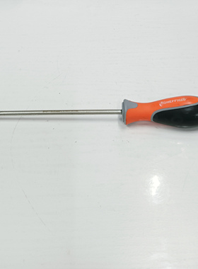 钢盾S059015三色柄一字头螺丝批螺丝刀五金工具日常家用-5*150MM