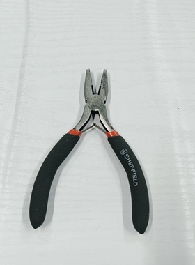 钢盾S035001麻柄沾塑迷你钢丝钳老虎钳电工专用工具-4.5寸