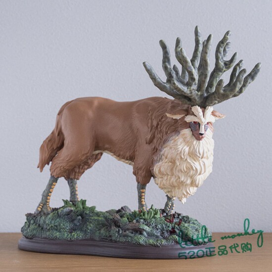 日本代购 幽灵公主 守护神山兽神 手办人偶摆件装饰