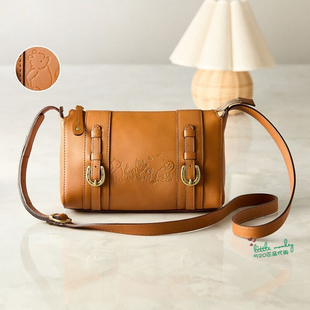 日本代购 Winnie the Pooh小熊维尼 时尚可爱牛皮单肩包 斜挎包