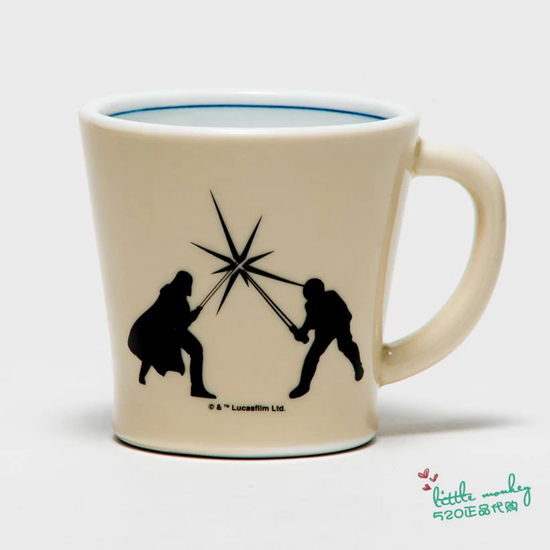 日本代购 STAR WARS星球大战 可爱陶瓷马克杯水杯