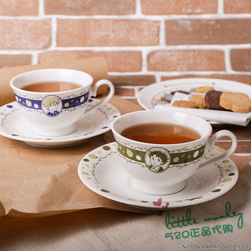 日本代购 罗密欧的蓝天 可爱陶瓷马克杯水杯咖啡杯