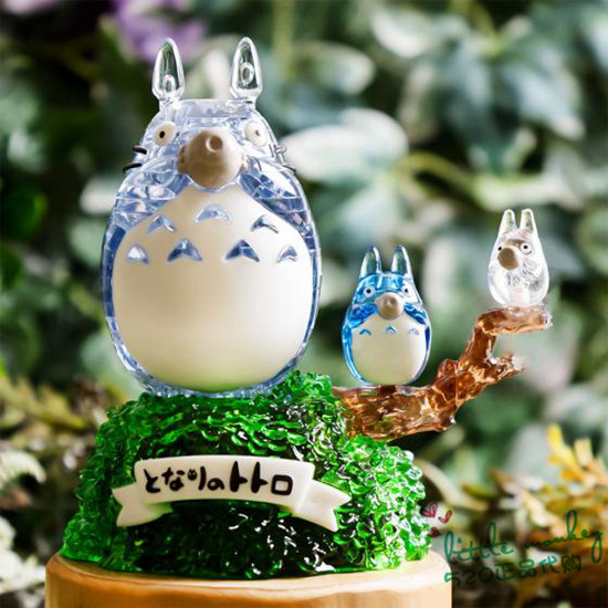 日本代购 树上的龙猫 可爱 透明立体拼图 摆件