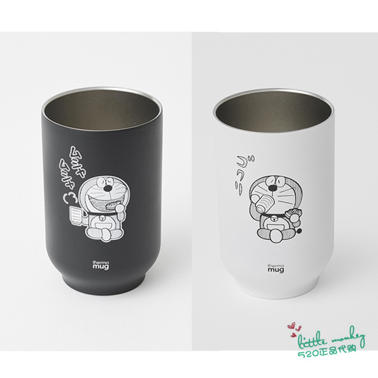 日本代购 哆啦A梦/机器猫 可爱真空不锈钢杯水杯