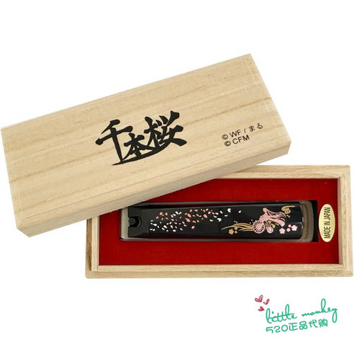 日本代购 千本樱 传统工艺 时绘 指甲刀指甲钳
