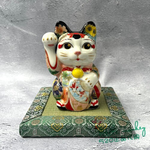 日本代购 招财猫 舞妓 匠人手工 京烧传统工艺招福手工艺日式摆件