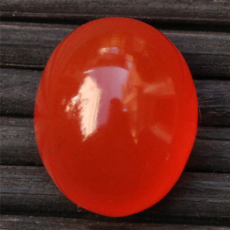 保山南红玛瑙 无裂原矿冰红裸石蛋面 女款戒指戒面未镶嵌 1.28克