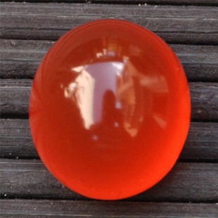 保山南红玛瑙 天然无裂原矿冰红裸石蛋面戒指戒面吊坠未镶嵌1.9克