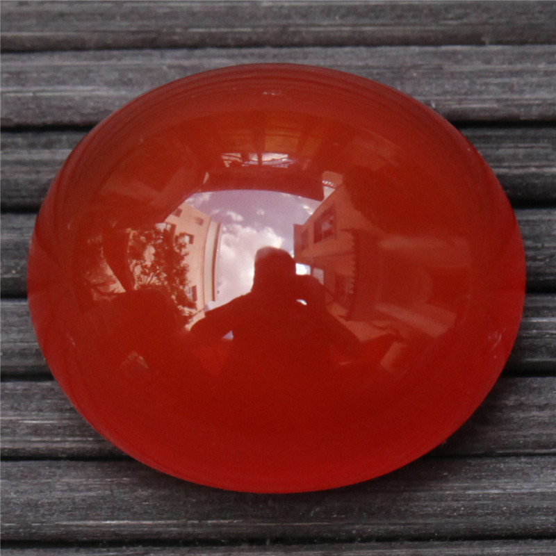 保山南红 宝石级天然原矿无裂冰红裸石蛋面 戒面吊坠 未镶嵌3.6克