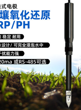 土壤氧化还原数字传感器在线式RS-485PH传感器4-20ma探头LORA电极