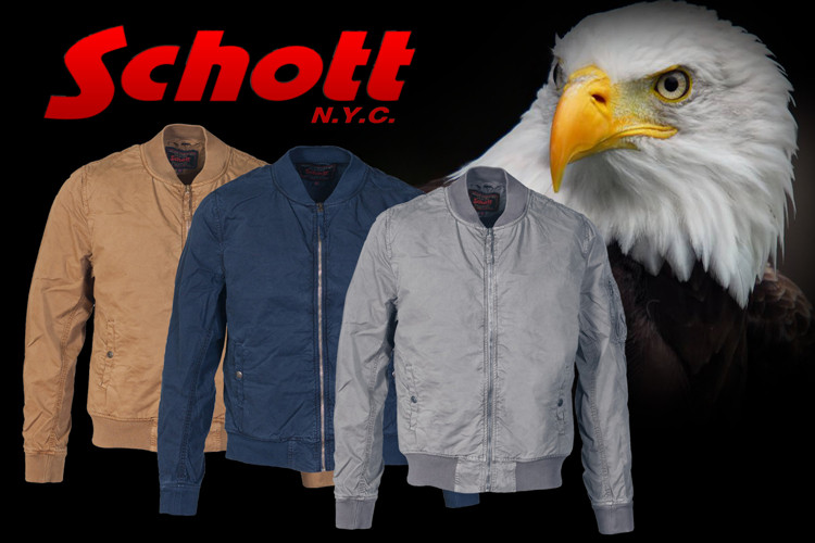 schott肖特春秋薄款水洗做旧亚光磨砂纯棉修身款ma1飞行夹克_8827