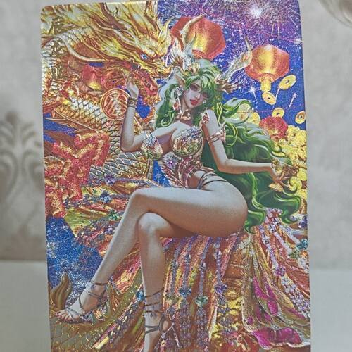 卡玩帕克 辰龙姬编号版 半粗闪折光闪卡  88*63MM尺寸