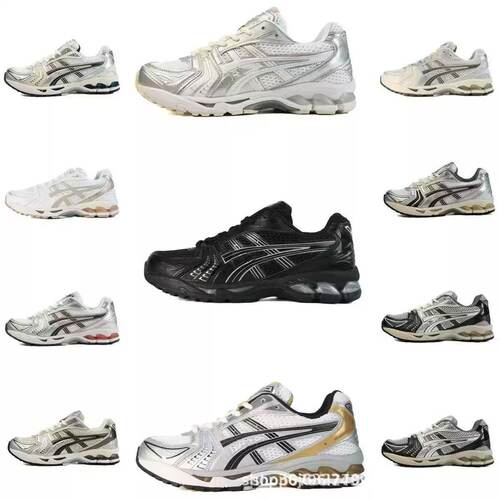 莆田鞋Gel-Kayano14亚瑟网布面百搭耐磨透气男女跑步鞋外贸