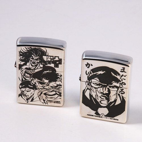 zippo刃牙黄铜收藏打火机正品