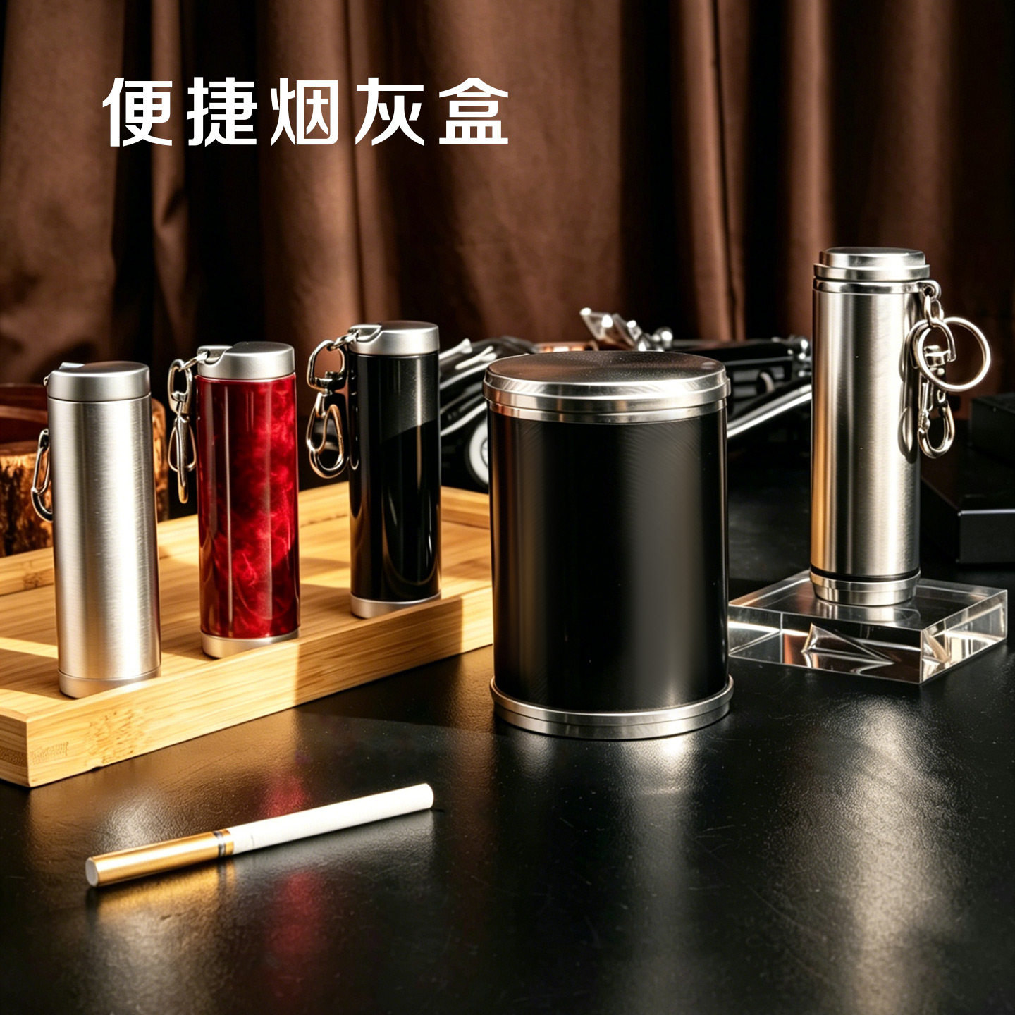 日本正品企鹅欧碧义烟灰缸多色可选创意个性便携式烟灰缸合集