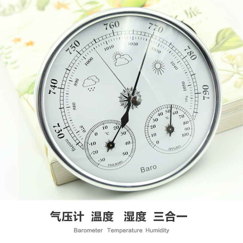 气压计 海拔计 钓鱼 温湿度 家用 天气预报气象站仪 晴雨表 baro