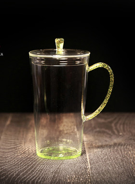自慢堂玻璃杯绿茶杯现货