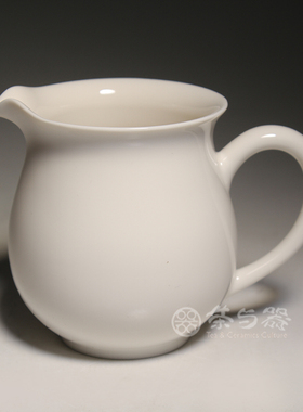 台湾茶具三希堂牙白公道杯陶瓷R80茶海陶瓷功夫茶道茶盅杯精致