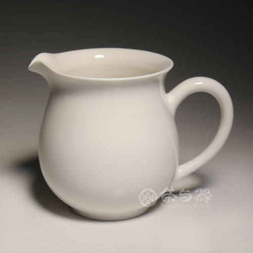 台湾茶具三希牙白陶瓷杯茶盅精致