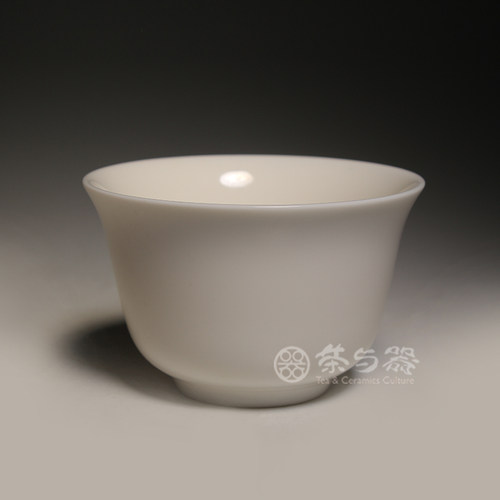 三希官方授权牙白s170功夫茶杯