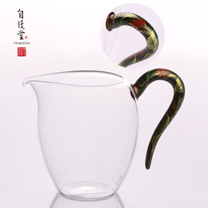 自慢堂大漆公道杯玻璃