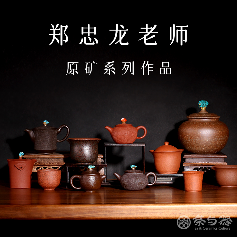 台湾郑忠龙手工泡茶壶陶壶手抓壶