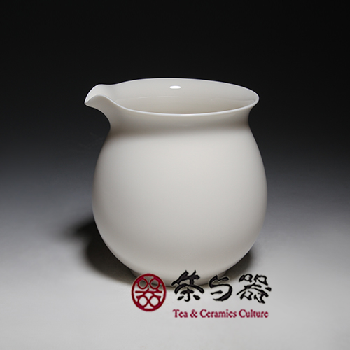 台湾茶具三希牙白无把纯色耐高温