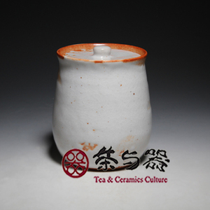 台湾陶艺师谷源滔志野釉分茶器赤口红志野日式开片盖杯茶壶公道杯