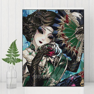 高颜值红蝶第五人格满钻石贴画高难度女孩diy成人手工点钻十字绣