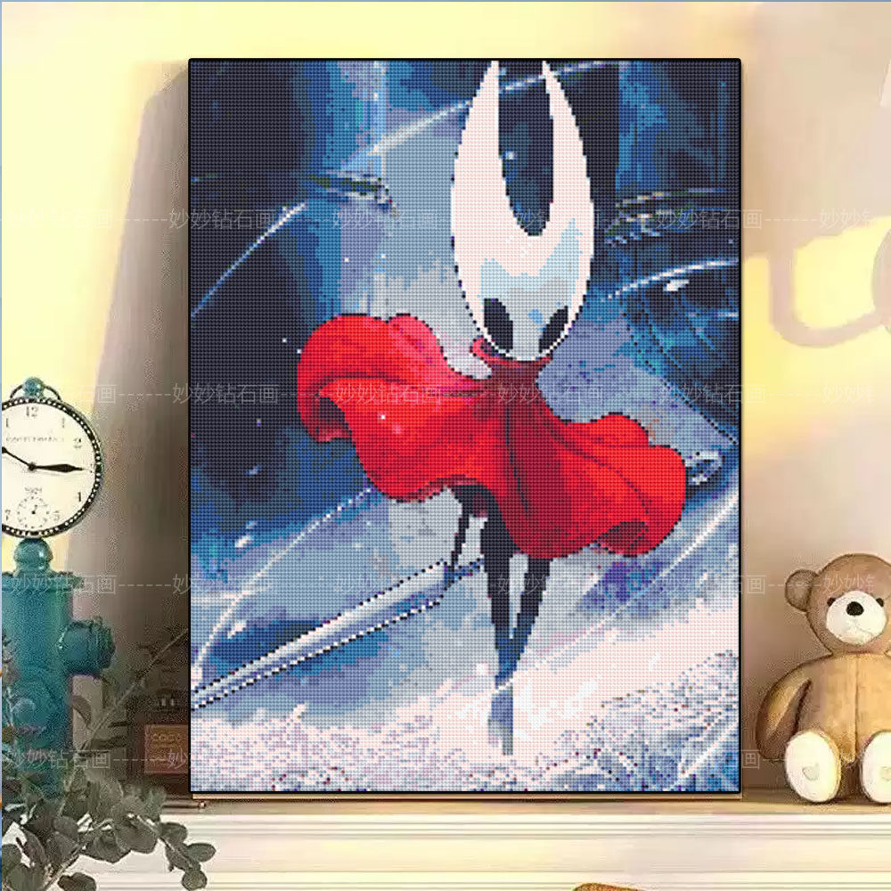 空洞骑士周边贴钻石画艺术DIY手工儿童成人水晶刺绣hollow knight