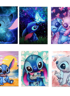 星际宝贝史迪仔钻石画Stitch成人手工DIY水晶刺绣儿童点钻十字绣