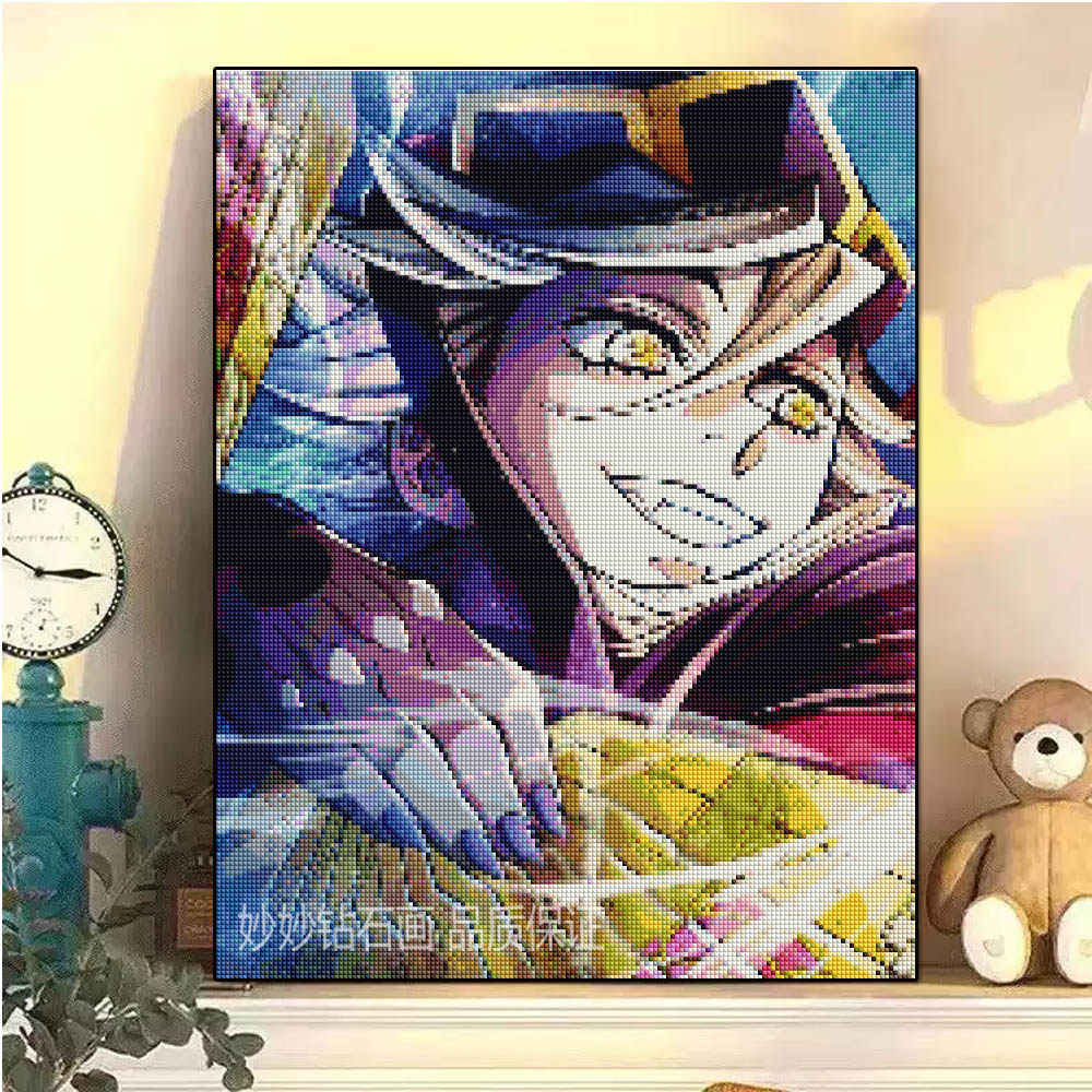 Douma童磨满钻石画高颜值鬼灭之刃成人手工diy砖石十字绣2026新款,居家布艺,钻石绣,淘宝优惠券,粉丝福利购,淘宝优惠卷