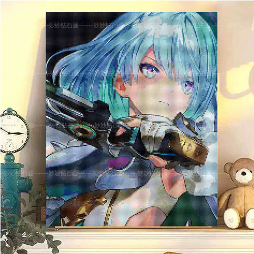 满钻德莱茨茵钻石画女孩子高难度成人DIY手工影之诗超凡世界周边