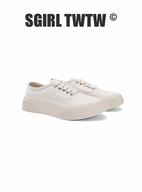 Q686-1 SGIRLT WTW时尚厚底板鞋女新款秋季简约休闲运动板鞋白鞋