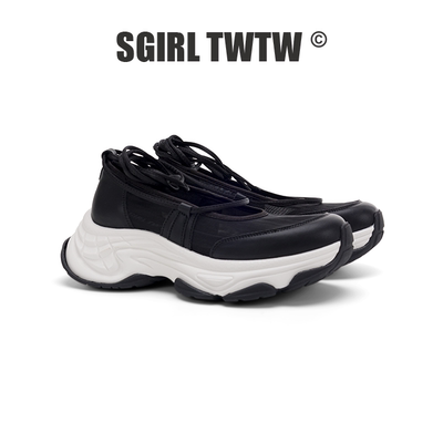 B585-6 SGIRL TWTW新款厚底增高透气老爹鞋女款时尚休闲运动鞋