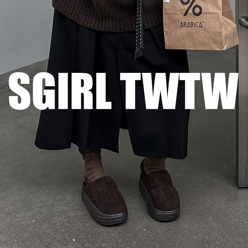 MPP-89 SGIRL TWTW秋季新款包头款包头拖女款潮流小众时尚百搭鞋