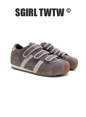 C539-9 SGIRLT WTW女鞋 贝壳头魔术贴大头休闲板鞋女平底内增高女