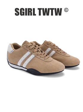I309-1 SGIRLT WTW复古时髦配色德训鞋女2025秋季新款运动休闲鞋