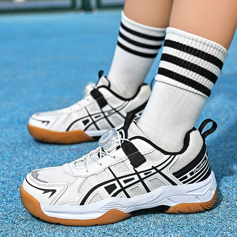 专业羽毛球鞋儿童减震透气牛筋底排球鞋男女学生运动乒乓球网球鞋