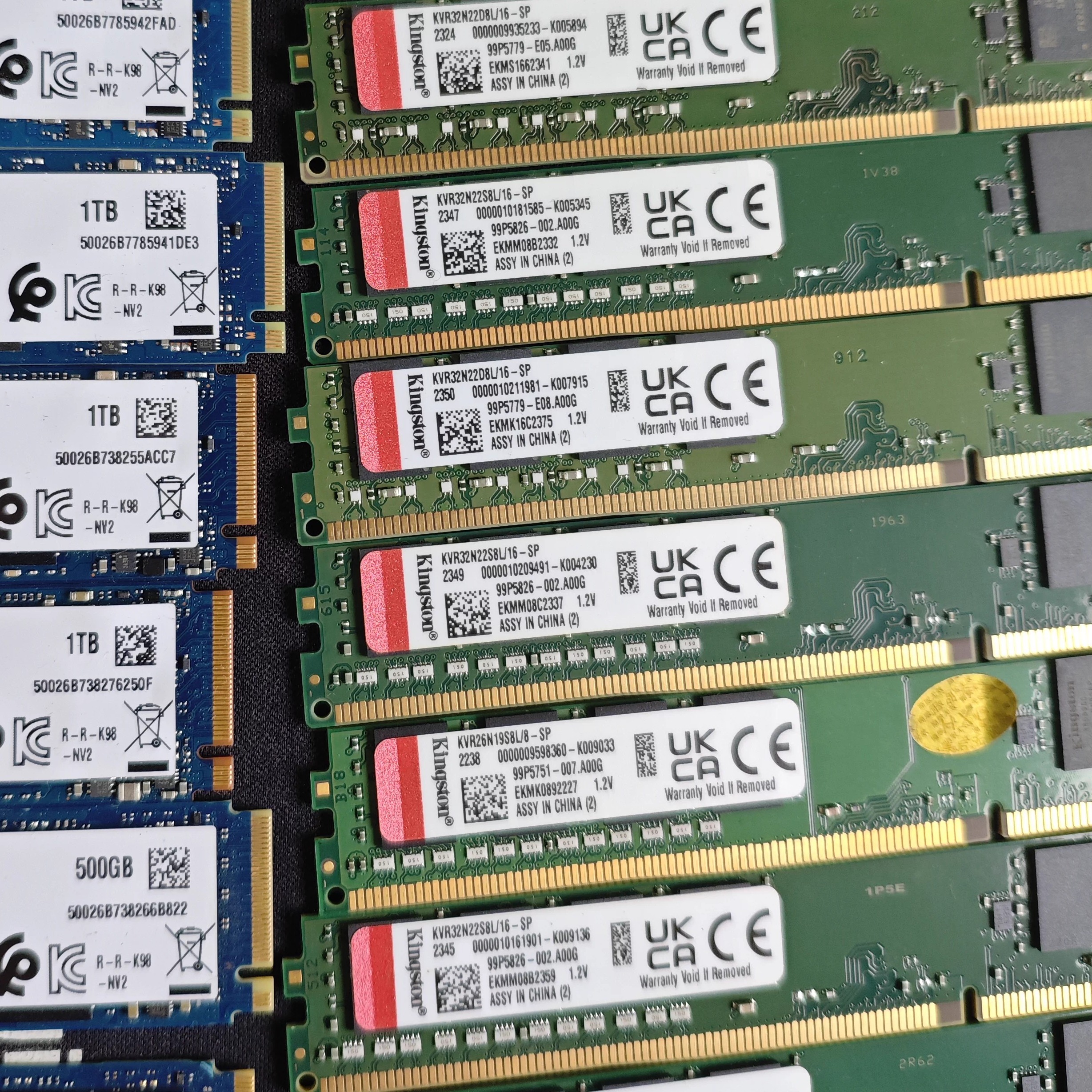 正品金士顿镁光现代等DDR4双通道