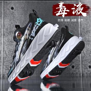 儿童暴走鞋2025新款秋季运动飞行鞋隐形四轮可收缩男童暴走轮滑鞋