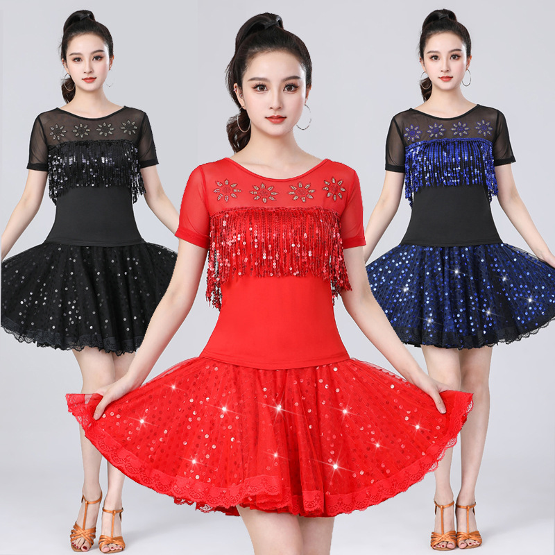 拉丁舞服装广场舞蹈服