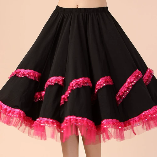 Блестки для ногтей, танцующая длинная юбка, новая коллекция, средней длины, оверсайз