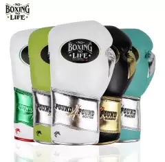 NoBoxingNoLife P4P Laced Boxing Gloves for Thai Boxing, Martial Arts, Heavy Bag – Horsehair Latex Padding