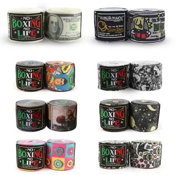 Noboxingnolife Brand Hand Wraps, Dollar Bill Boxing Hand Wraps, Fighting Bandages