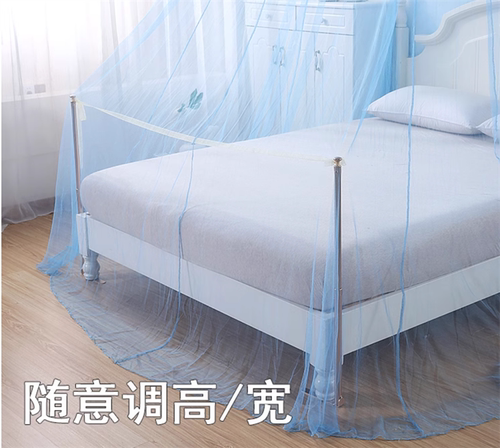 蚊帐床尾架简易床尾架子墙装半圆形蚊帐专用配件支架宫廷圆顶配件