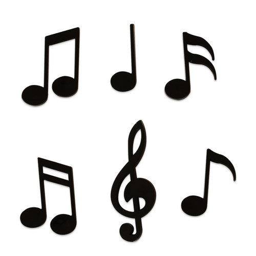 音符冰箱贴 音乐符号磁性贴饰 音乐元素磁铁磁扣黑白套装教学教具