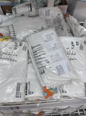 IKEA宜家 克力马 小方巾纯棉毛巾10条擦手巾儿童面巾吸汗巾手帕